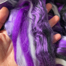 Load image into Gallery viewer, KnitzAndPearls Purple - Decadent Blend Fiber by the Ounce
