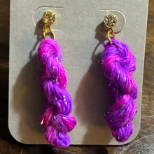 Load image into Gallery viewer, Skein Earrings - 18k Gold Plated Stud