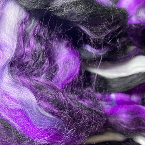 KnitzAndPearls Purple - Decadent Blend Fiber by the Ounce