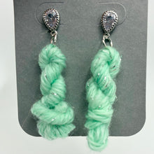 Load image into Gallery viewer, Skein Earrings - Platinum Plated Stud