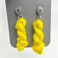 Load image into Gallery viewer, Skein Earrings - Platinum Plated Stud

