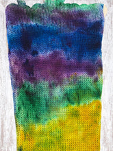 Load image into Gallery viewer, Peacock - Hand Painted Artisan Sock Blank
