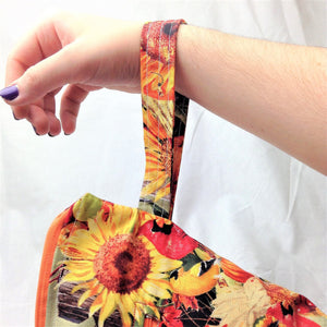 Fall Sunflower Project Bag