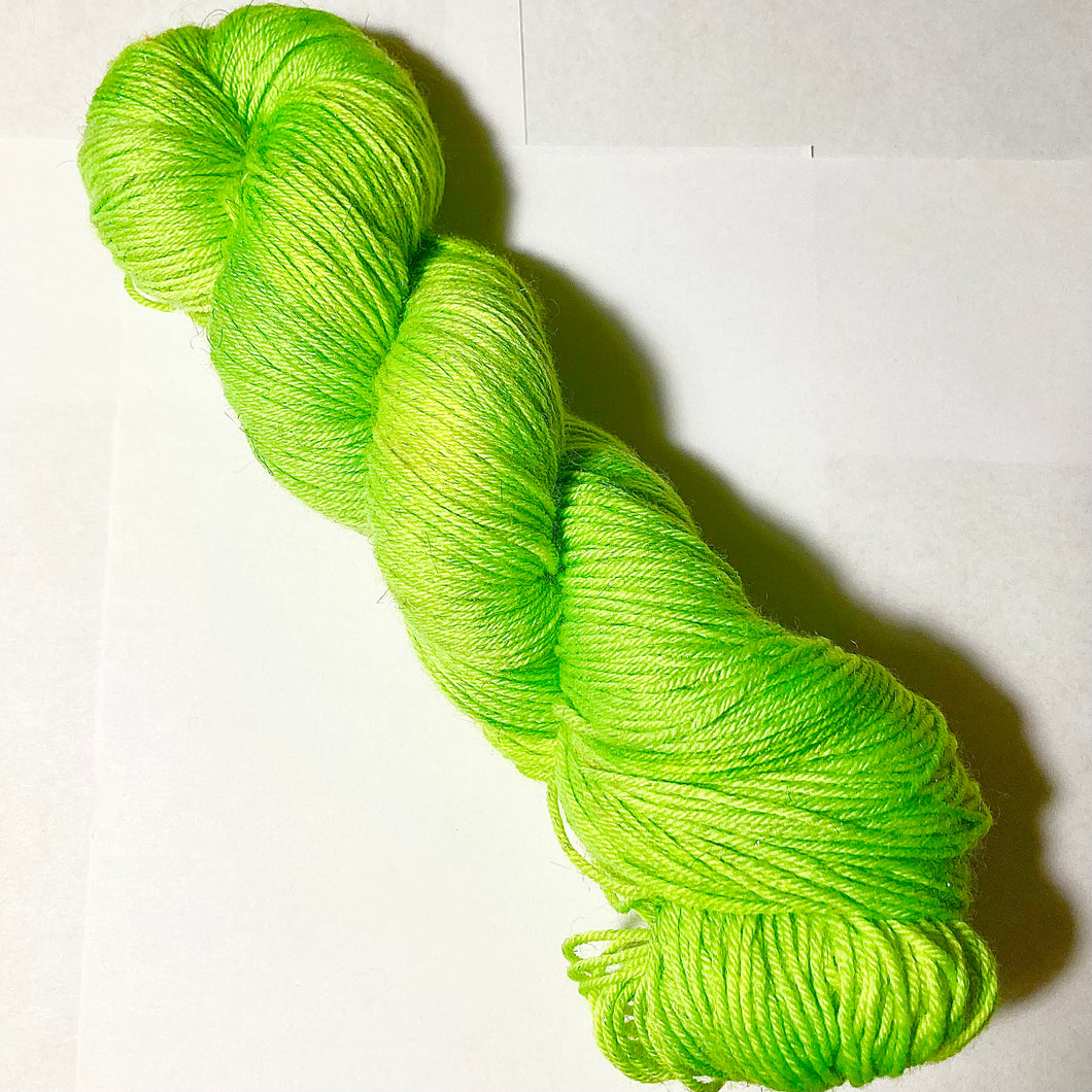 Lime - Glimmer Sock